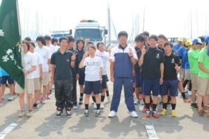 全九州高等学校体育大会ヨット競技の様子の写真