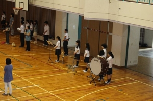 5/30（金）中学・高校総体出場選手壮行会が行われました。の写真