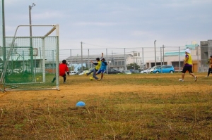 1月3日（土）サッカー部初蹴りが行われました。の写真