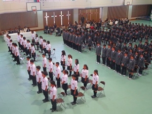 2014年入学式が行われました。の写真