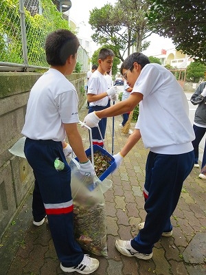 3月7日（土）ボランティア清掃活動を行いました。の写真