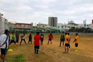 1月3日（土）サッカー部初蹴りが行われました。の写真